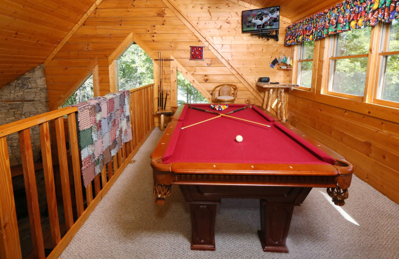 Cabin loft at Little Valley Mountain Resort.