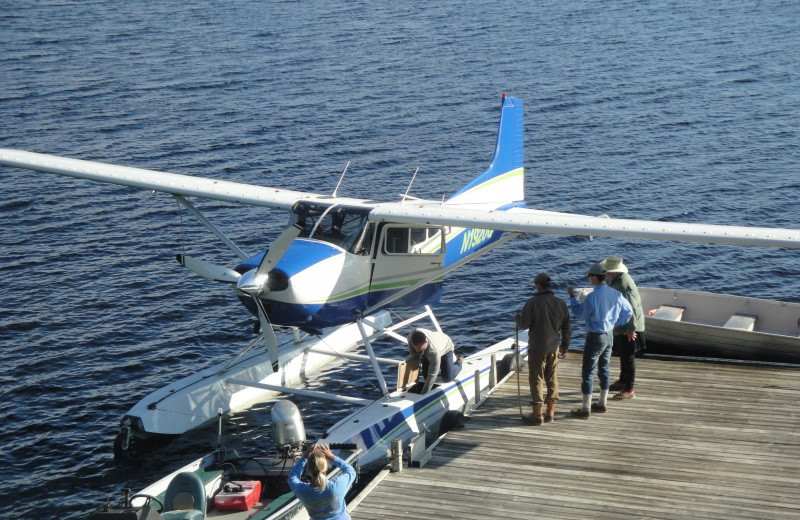 Boat plane at Grant's Camps.