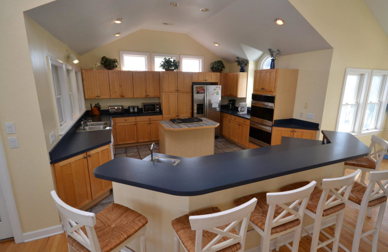 Rental living room at Beach Realty & Construction.