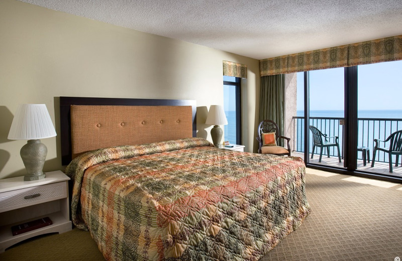 Guest room at Beach Colony.