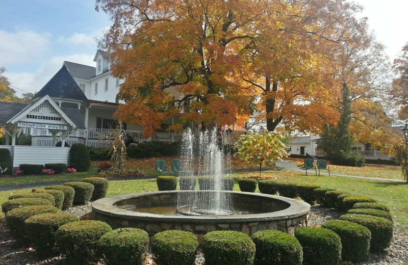 Fountain at The Thompson House.