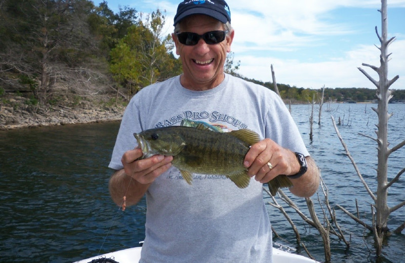 Fishing at White Wing Resort on Table Rock Lake.