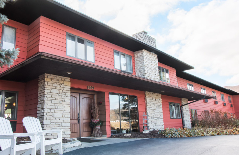 Exterior view of Open Hearth Lodge.