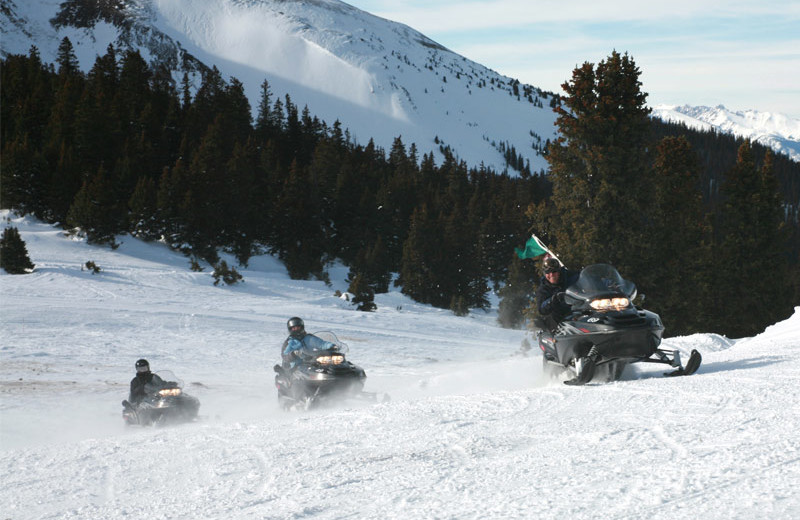 Snowmobiling at Beaver Run Resort & Conference Center.