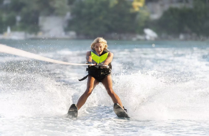 Water skiing at Alhonna, LLC.