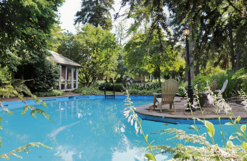 Outdoor pool at Stirling Guest Hotel.