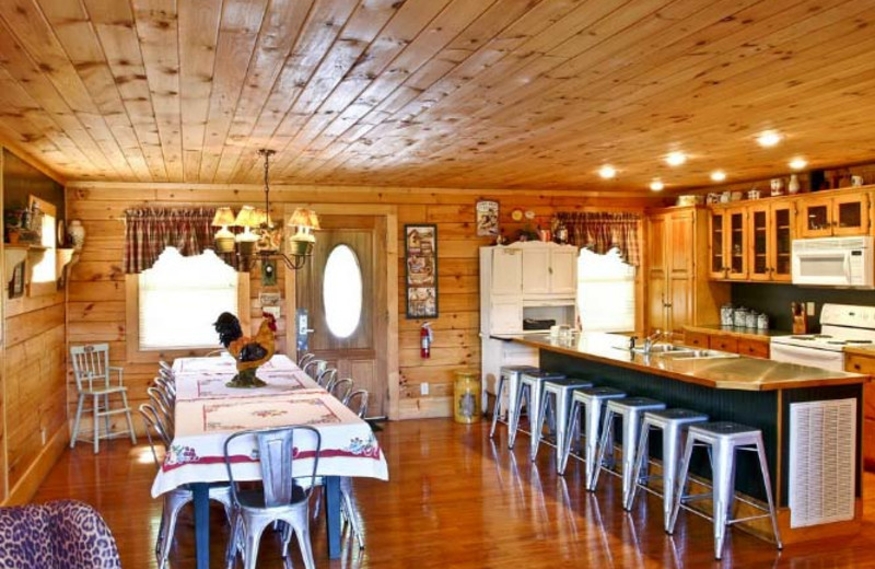 Kitchen And Dining Room at Hidden Mountain Resorts