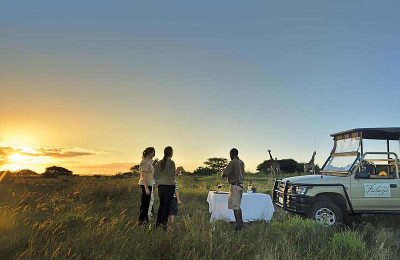 Romantic dining at Falaza Game Park.