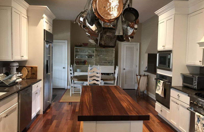Rental kitchen at Jersey Cape Realty