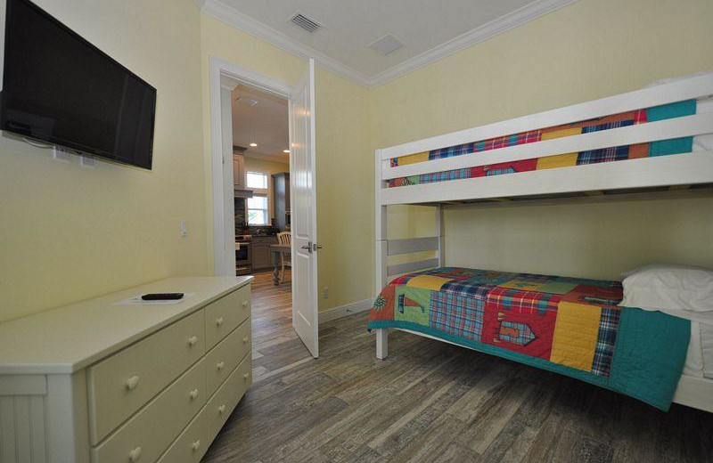 Rental bedroom at Lizzie Lu's Island Retreat.