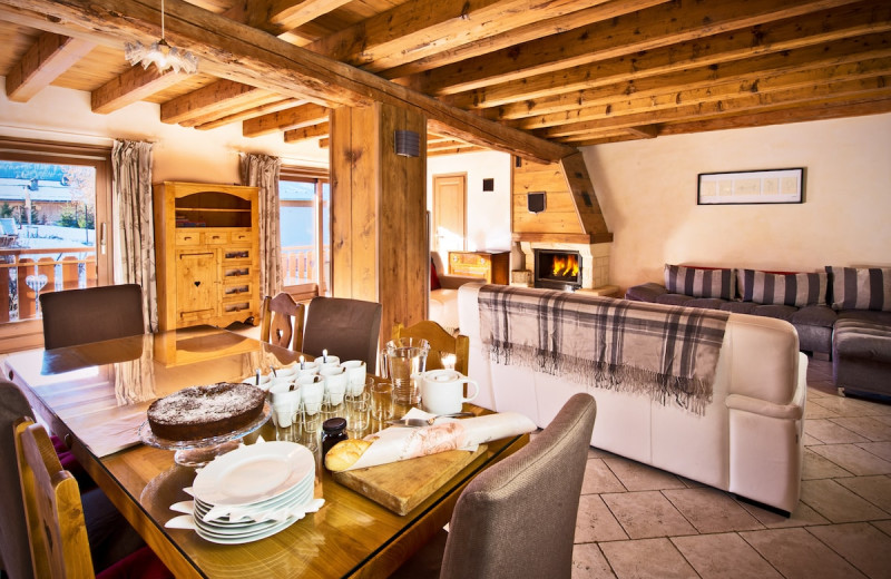 Rental interior at The Chalet Company.