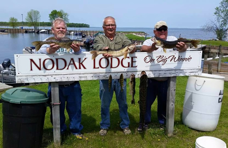 Fishing at Nodak Lodge.