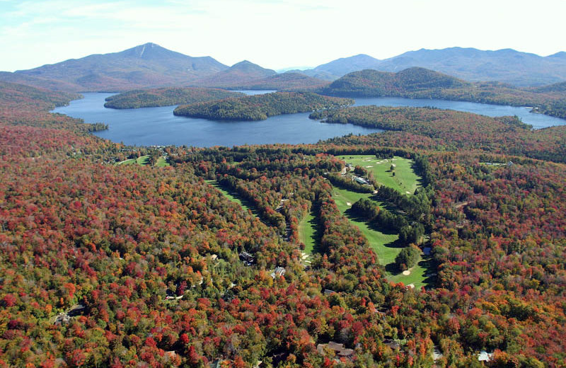 Golf course near The Whiteface Lodge.