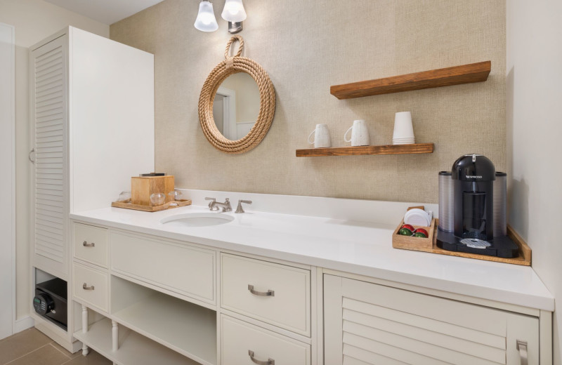 Guest bathroom at Jekyll Ocean Club.