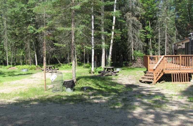 RV camping at Rising Eagle Resort.