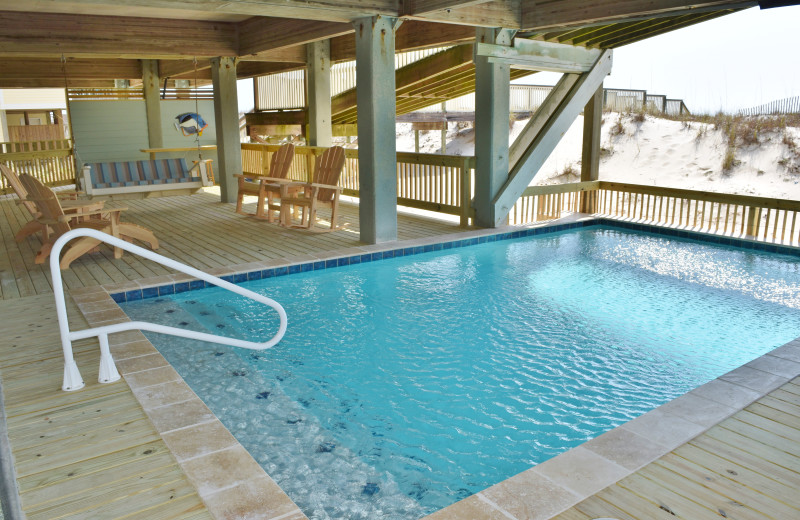 Rental pool at Gulf Shores Vacation Rentals.