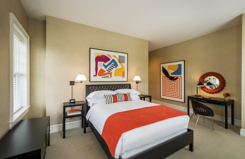 Guest bedroom at The Inns of Aurora.