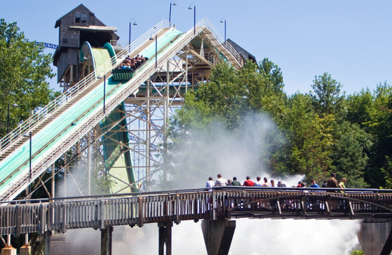 Water rides at Cedar Point Resort.