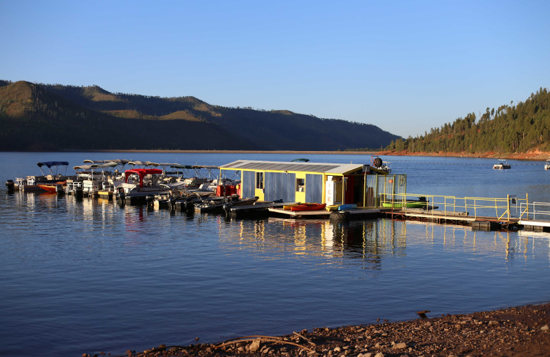 Lake view at Pine River Lodge.