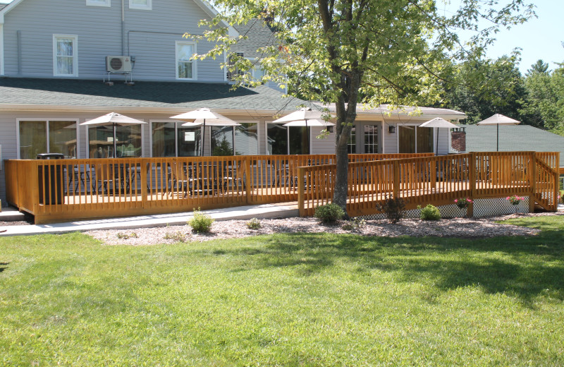 Patio at Catskill Mountains Resort.