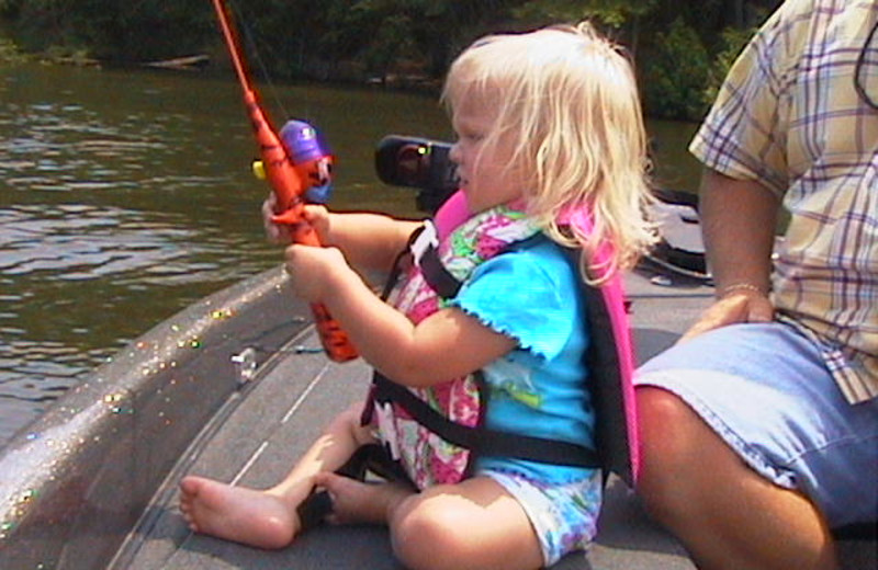 Fishing at Big Bear Resort.