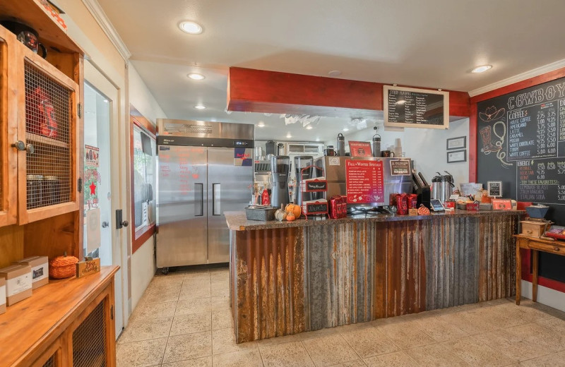 Coffee shop at Prairie House Inn.