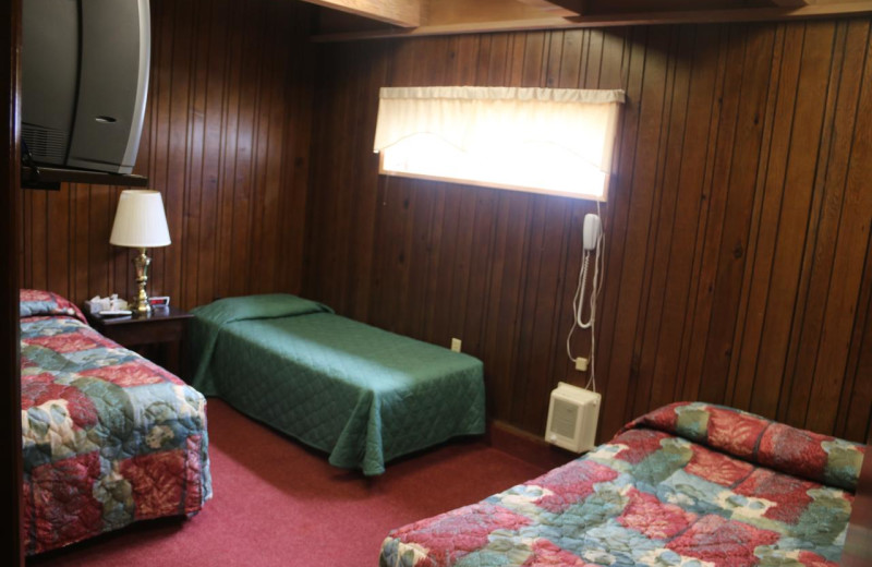 Guest room at Breakers Boutique Inn.