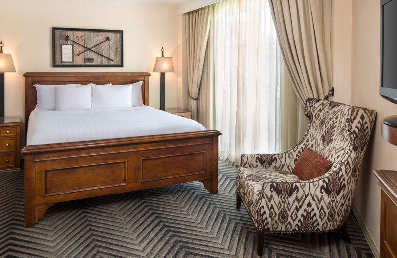 Guest room at Hyatt Regency Hill Country Resort and Spa.