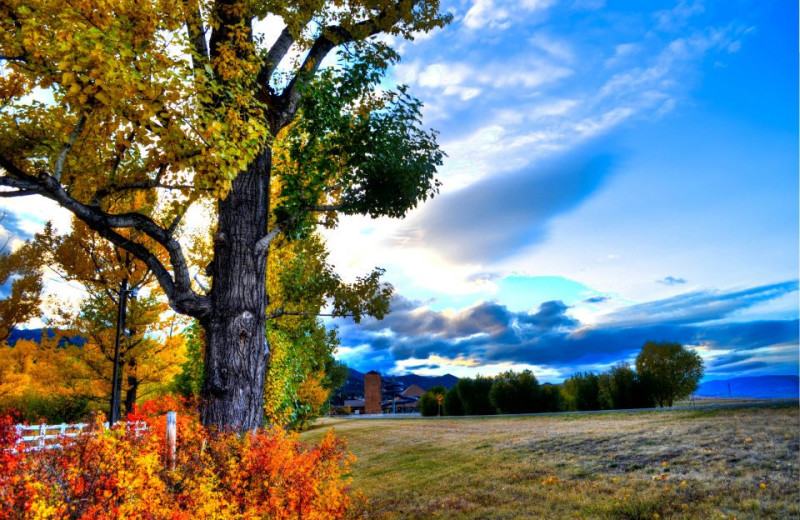 Beautiful view at Fairmont Hot Springs Resort.