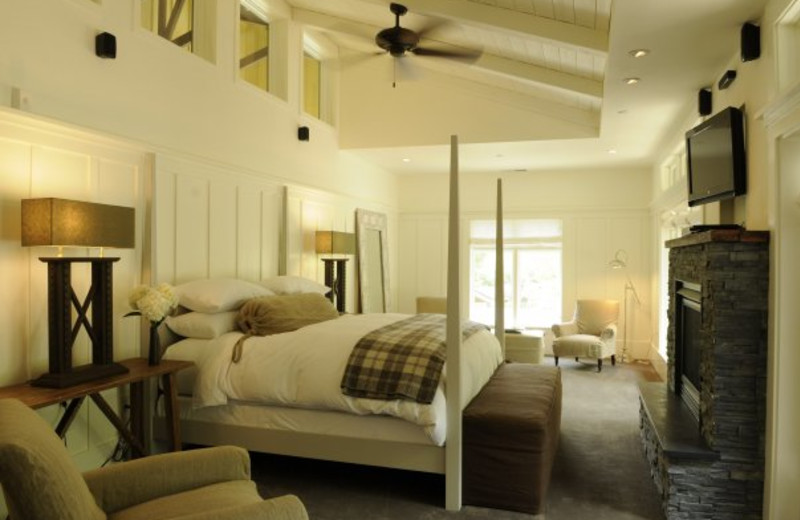 Guest room at Farmhouse Inn & Restaurant.