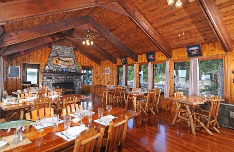 Dining Area at Duck Bay Lodge