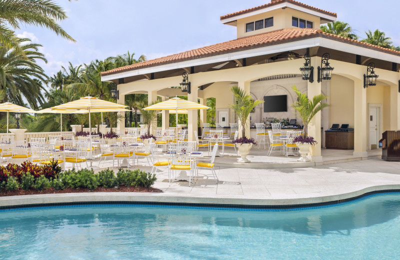 Patio at Trump National Doral Miami.