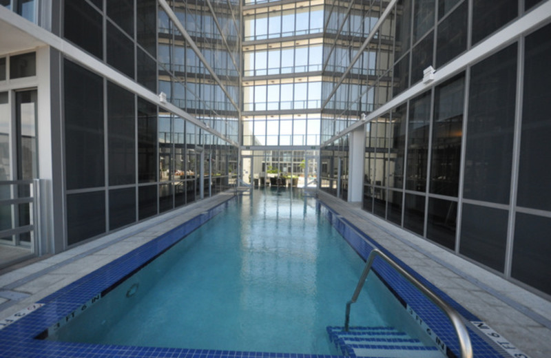 Outdoor pool at Casa Moderna Miami.