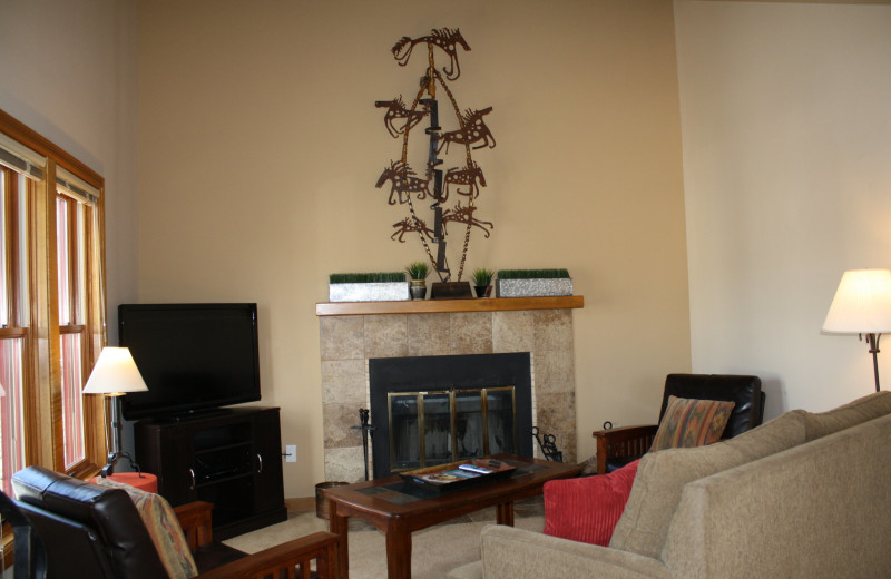 Guest living room at Ferringway Condominiums.