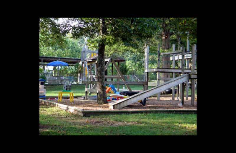 Kid's playground at Green Valley Resort.