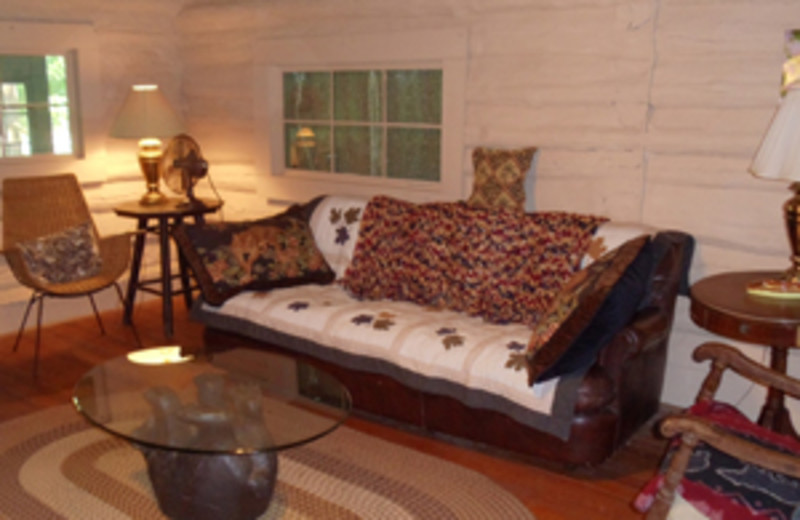 Cabin Interior at Blue Jay Farm
