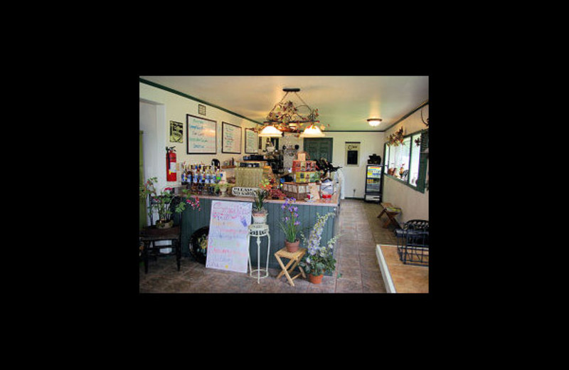 Interior view of Lake View Lodge Lee Vining.