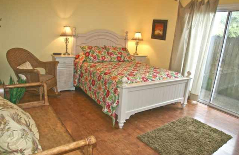 Rental bedroom at Real Escapes Properties.