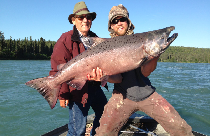 Fishing at Alaskan Fishing Adventures.