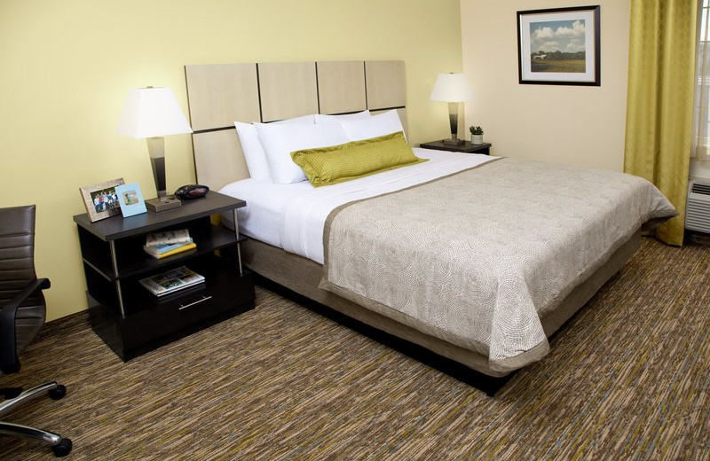 Guest room at Candlewood Suites DETROIT-WARREN.