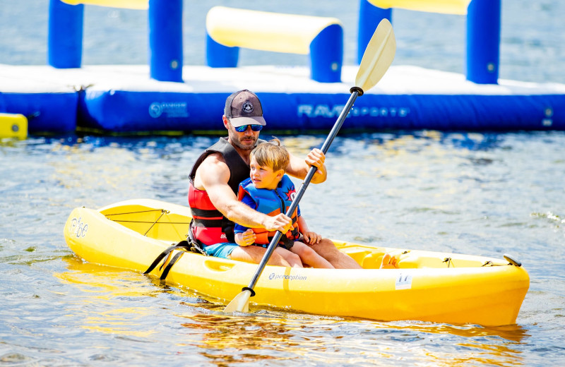 Kayaking at Boyd Lodge.