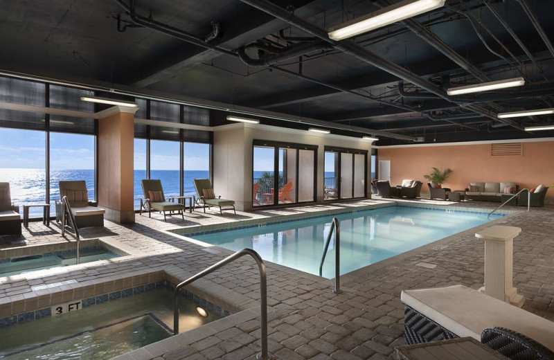 Indoor pool at Sands Resorts.