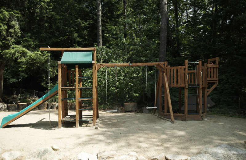 Playground at Cottage Place on Squam Lake.