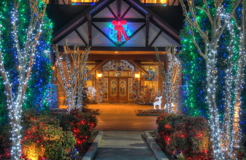 Exterior view of The Inn at Christmas Place.