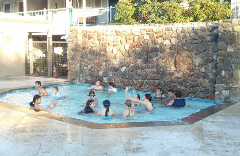 Kiddie pool at Calistoga Spa.