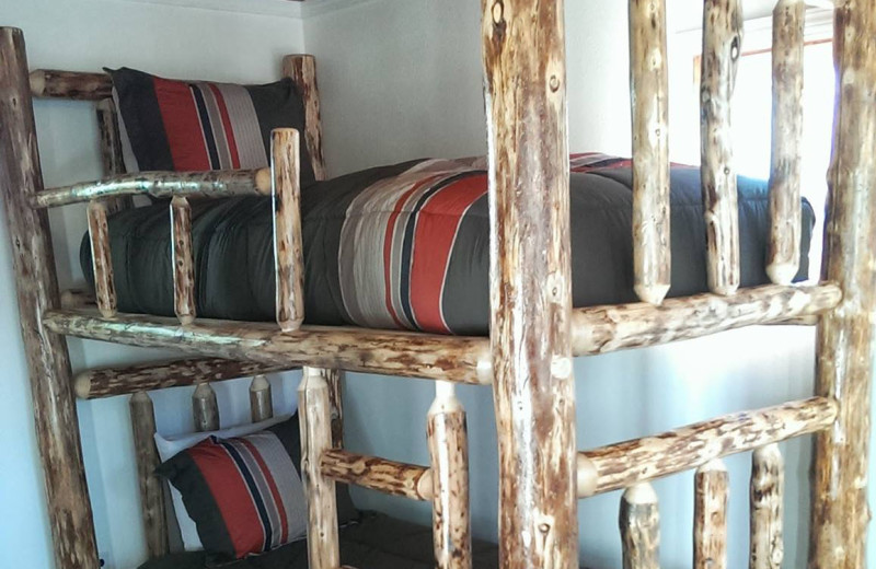 Guest bedroom at Gwin's Lodge & Kenai Peninsula Charter Booking Service.