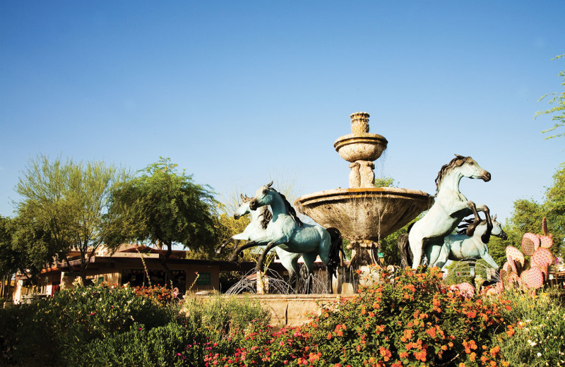 Fountain near SkyRun Vacation Rentals - Scottsdale, Arizona.
