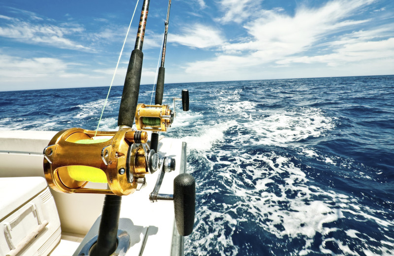 Fishing at Compass Cove Resort.