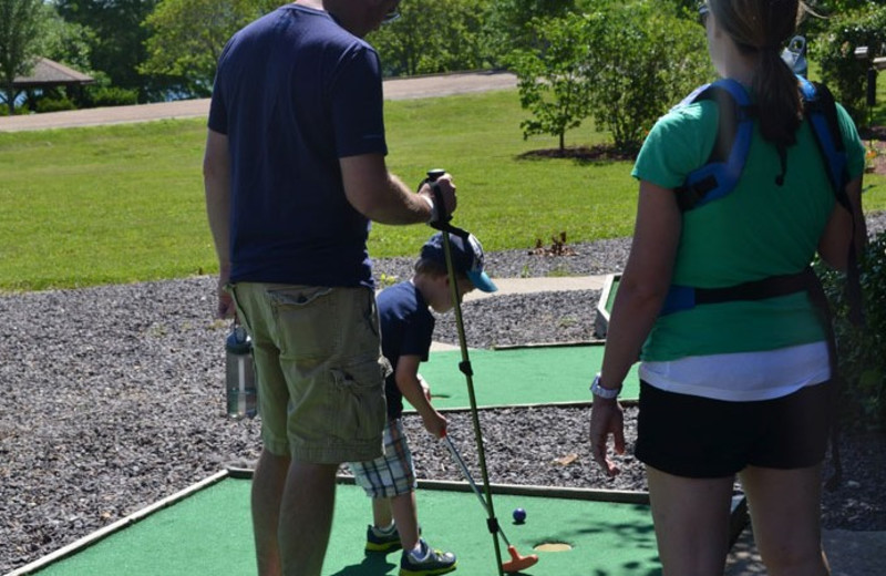 Mini Golf at YMCA Trout Lodge & Camp Lakewood.