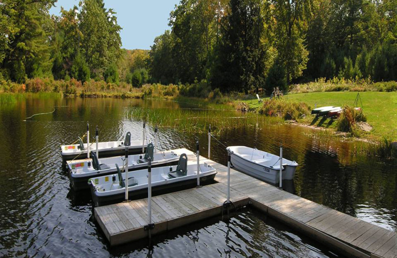 Docks at Inn At Lake Joseph.